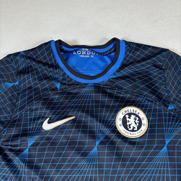 Nike Kids Size Large Chelsea F.C. 2023/24 Stadium Away Jersey Soccer Football - Picture 6 of 8